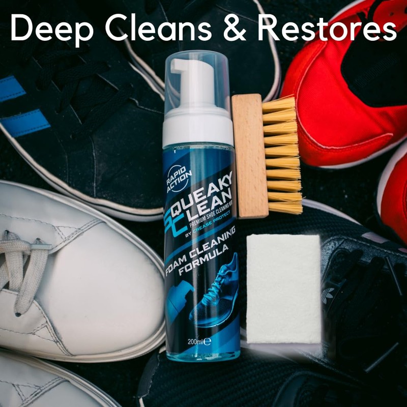 Crease Protect Squeaky Clean - Premium Shoe Cleaning Kit (2