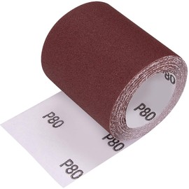 Sandpaper Roll 5m x 93mm Aluminum Oxide Sanding Paper for Automotive and Woodwork, 80 Grit