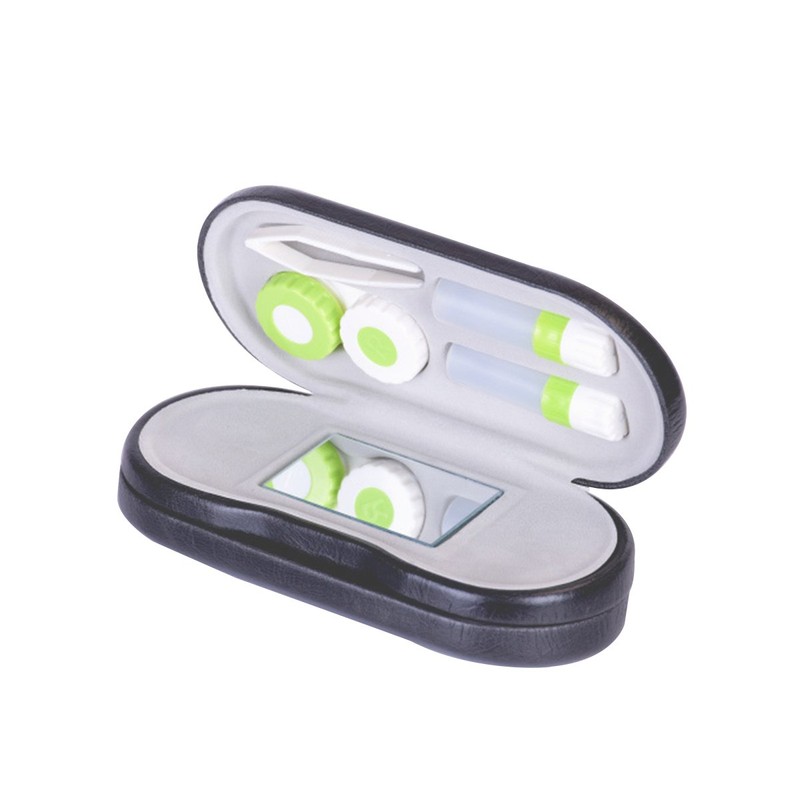 ULTNICE Travel Contact Lens Case Mini Box Container 2-in-1 Glasses