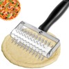 Pizza Dough Docker Stainless Steel Pizza Roller with Spikes Multipurpose