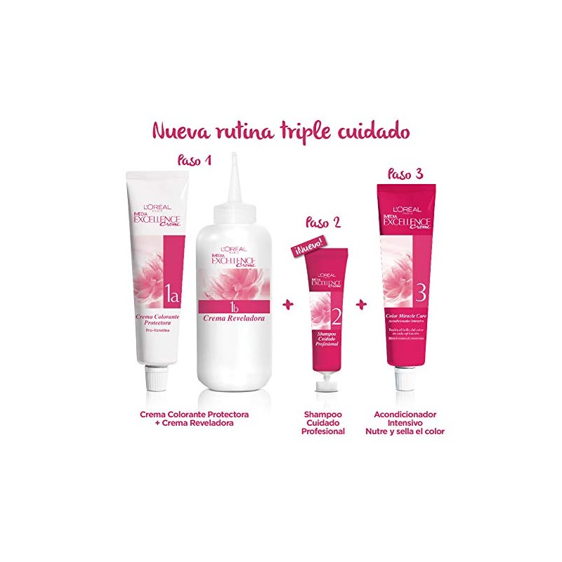 Tinte Capilar Excellence L'Oréal Paris 5 Castaño Claro