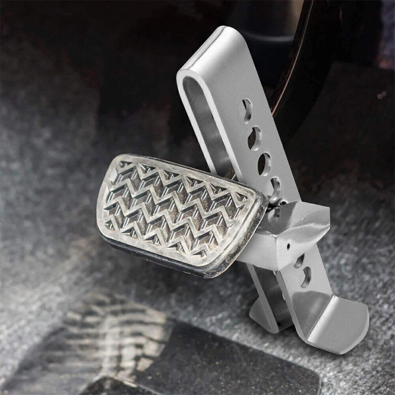 Unbranded Stainless Steel Brake Pedal Lock Security Car Auto Clutch