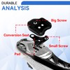 Frdhee Bicycle Cleats Adapter, Bicycle Pedal Adapter for Road Bike