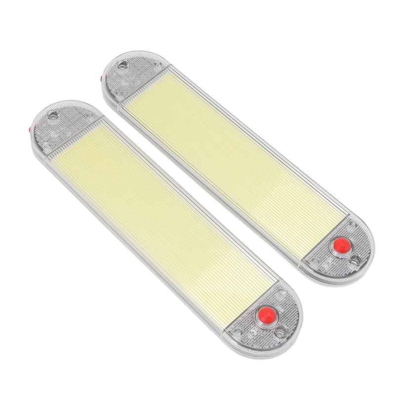2Pcs Car Interior Roof Reading Light DC 12V‑24V COB with