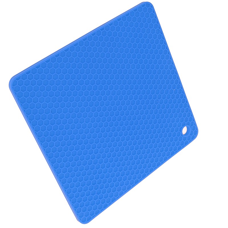 5pcs Silicone Pot Holders Mat Heat Resistant Anti Slip Square