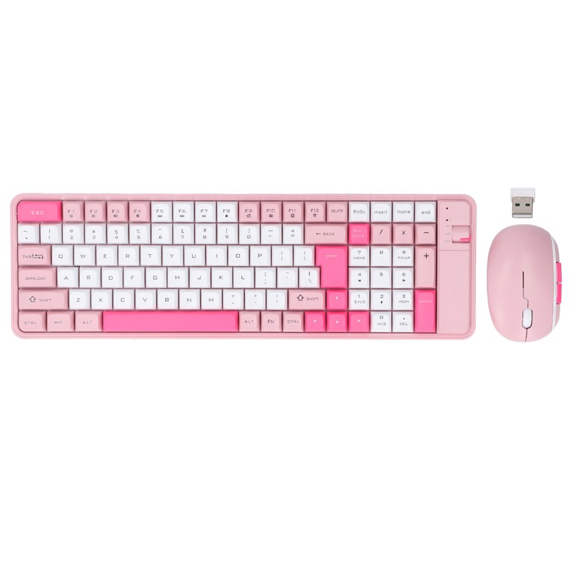 Wireless Bluetooth Keyboard and Mouse Combo Dual Mode 100 Keys