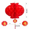 Chinese Lanterns - Pack of 10 Red Lanterns, 25 cm