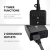 BN-LINK Outdoor Light Timer, Dusk to Dawn Light Sensor Timer,