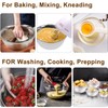 WEPSEN Hand Mixer Electric Mixing Bowls Set, 5 Speeds Handheld