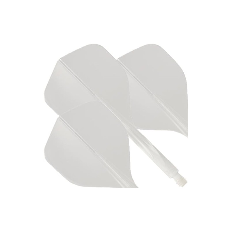 Condor Axe 120 | Dart Flights and Colours. (Clear, Short)