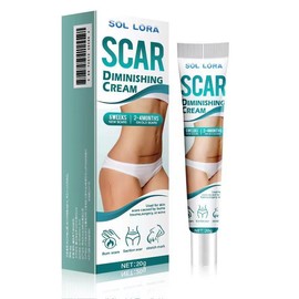 Scar Gel Scar Cream for Surgical Scars, Body, Face, Stretch Marks, Burns and More Scar Ointment Scar Roller Scar Cream