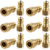 Vinsot 6 Set 1/4" Quick Disconnect Coupler Valve for Carpet
