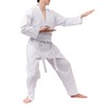 AAMA Student White V-Neck Taekwondo Uniform - 1