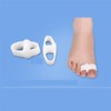 BROWOL 1 Pair of Hallux Valgus Double Ring Toe Separators