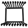 HECASA 9-Lite Windshield Rack Truck Bed Windshield Protection-Mobile 9 Slot