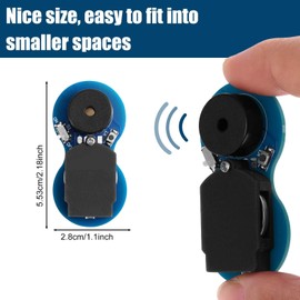 Prank Cricket Noise Maker, Figure 8 Appearance Cricket Noise Generator with 16 Chirping Sounds Hidden Beeping Prank Items for Office School Home Party Car (Blue)