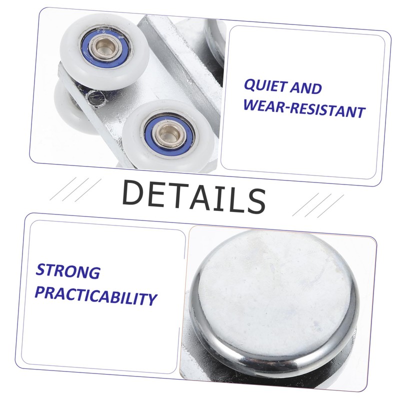 SEWACC 2pcs Shower Door Roller Pulley Durable Glass Door Crane