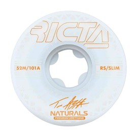 Ricta Asta Reflective Natural Slim Skateboard Wheels 101a White 52mm