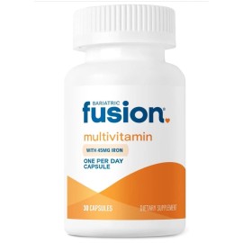 Bariatric Fusion Multivitamin ONE per Day Capsule with 45mg of Iron 30 Capsules