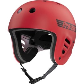 Pro-Tec Full Cut Water Wakeboarding Helmet, Ideal for Wakeboarding, Kayaking, Whitewater Rafting or Kite Surfing, – Large – Bright Red Matte