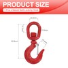 PATIKIL Swivel Lifting Hook, 2 Ton Swivel Hook Eye Sling
