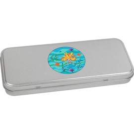 Azeeda 'Under The Sea' Metal Hinged Stationery Tin/Storage Box (TT00240214)