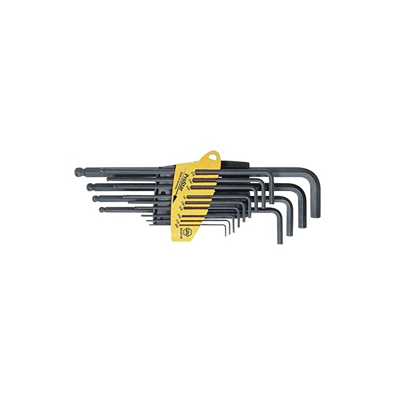 13pcs. Hexagonal angled screwdriver set Wiha 24851 1.3/1.6/2/2.4/2.8/3.2/3.6/4/4.8/5.6/6.3/7.9/10mm