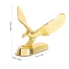 Vaguelly Vivid 3D Eagle Motorbike Hood Decor Badge Statue Car