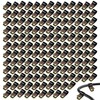 150 Pcs Vinyl Coated Cable Clamp, P Clamps, Galvanized Steel,