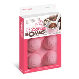 Mobi Hot Chocolate Cocoa Bombs Silicone Mold, S'Mores Man, for Making 3 "Bombs"