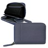Giselle Card Case, Genuine Leather, Large Capacity, Compact, Bifold Wallet,