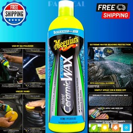 Meguiar's Hybrid Ceramic Liquid Wax, Ceramic Wax with Advanced SiO2, 16 Oz NEW