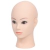 Female Cosmetology Bald Mannequin Head for Wigs Making Wig Display