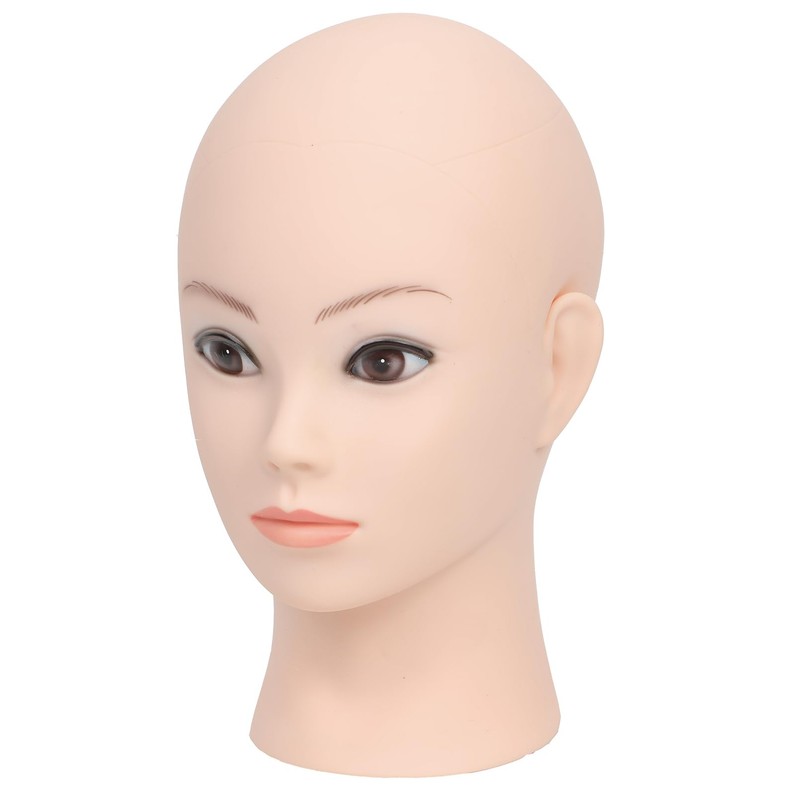 Female Cosmetology Bald Mannequin Head for Wigs Making Wig Display