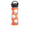 LIFEFACTORY 16oz Bottle Classic Cap Orbit Orange