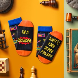 sockfun Grandpa Socks, Grandpa Gifts From Grandchildren, Grandfather Gifts, Grandpa Birthday Gifts