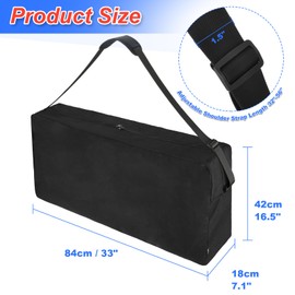 Cosmos Portable Kick Scooter Bag Scooter Carry Bag Heavy Duty Scooter Storage Bag with Adjustable Strap, Foldable Travel Handbag Compatible with Razor A5 Lux Kick Scooter, 33''L x 7.1''W x 16.5''H