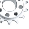 2Pcs Sprocket Gear Aluminum Anodic Oxidation Gears for Robots Machinery