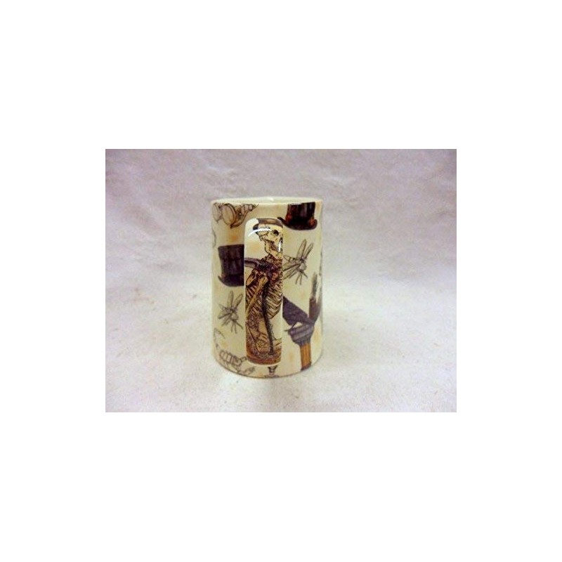 Steampunk Mini Cream Jug Pitcher by Heron Cross Pottery