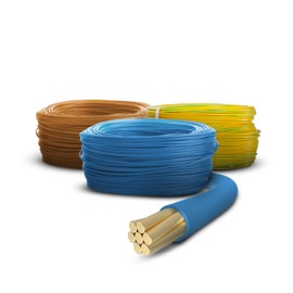 Primes DIY Single Core Conduit Cable 1.5mm Copper Wire Insulated PVC, Stranded Flexible Coil 6491X Electrical Wire, BASEC Approved – Brown, Blue, Green/Yellow (4 Meter), Home Improvement