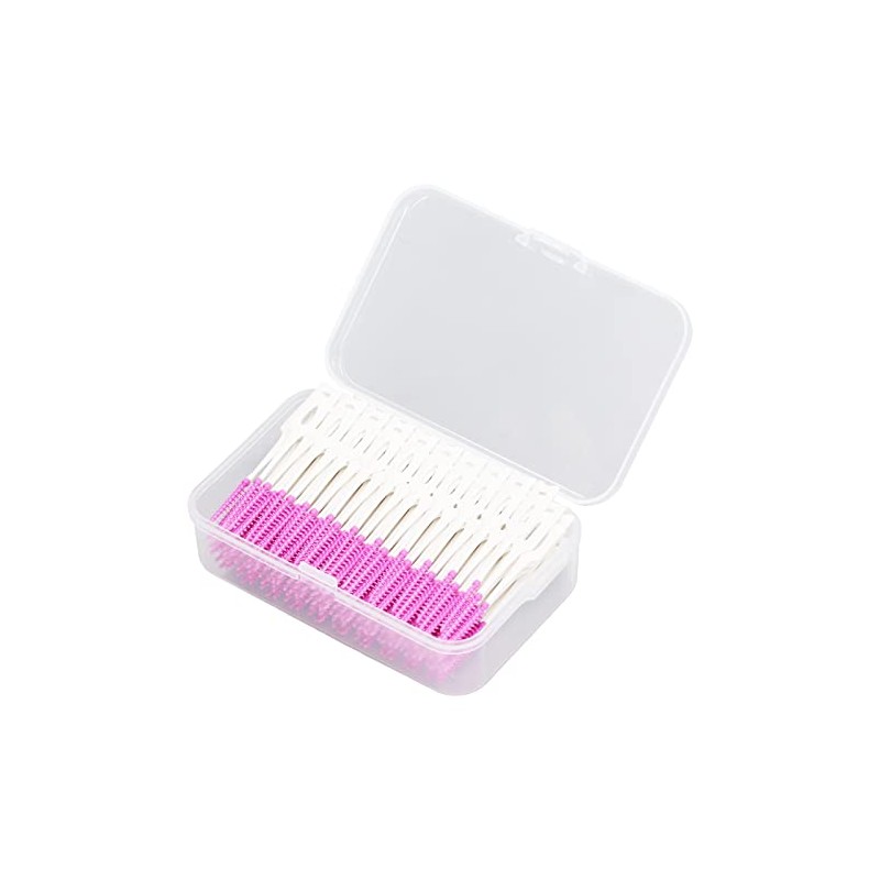 Jiawu Cepillo Interdental, 200 Cepillos Dentales de Silicona Suave para