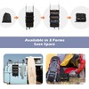 Surblue Travel Hanging Luggage Organizer Portable Suitcase Closet Organizer Multiple