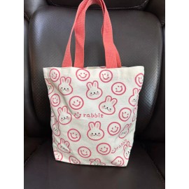 Unbranded set of 2 Small bunny  Canvas Bags