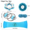 8Pcs Sensory Fidget Toys with Fidget Spinner,Spiky Sensory Finger Acupressure