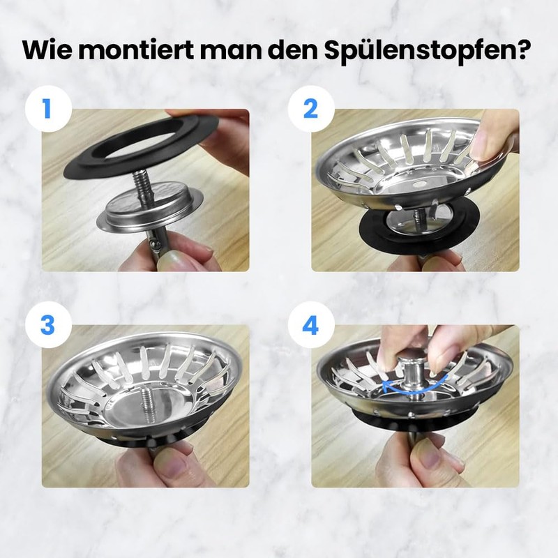 Anakel Home Kitchen Sink Plug Compatible with Franke Universal Strainer