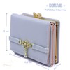 Libetter Women's Cute Trifold Coin Purse Ribbon Wallet for Girls,