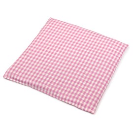 Cherry Stone Cushion 24 x 24 cm Organic Fabric Pink / White | Heat Cushion | Grain Cushion