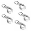 5pcs Stainless Steel Eye Slip Hook with Safety Latch Lifting