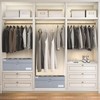 LUVHOMEE Shoe Organizer for Closet, Fits 24 Pairs, Large Shoe