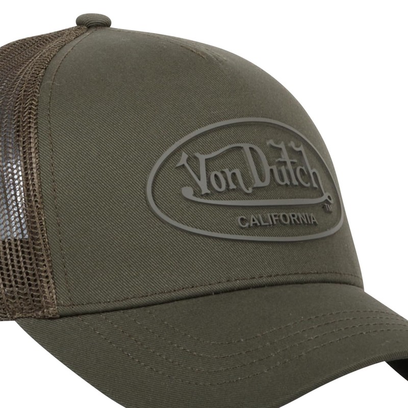 Von Dutch Mens & Women Trucker Cap Logo Adjustable Cap,